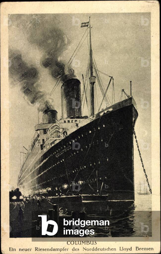 Artist Norddeutscher Lloyd Bremen, Dampfer Columbus