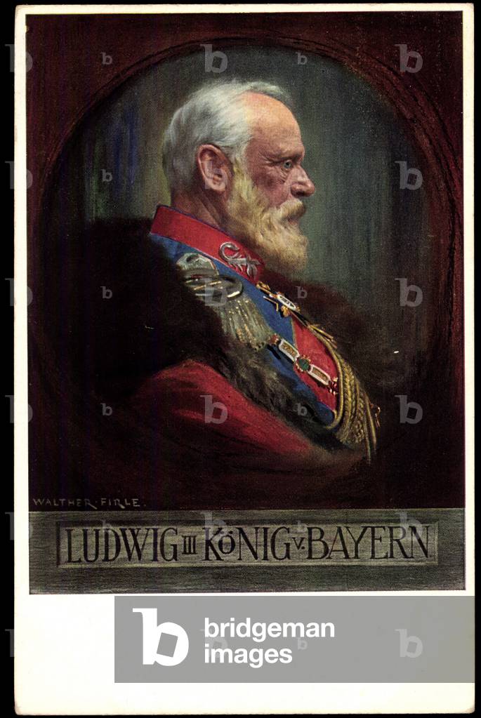 Artist Firle, W., Ludwig III King of Bavaria
