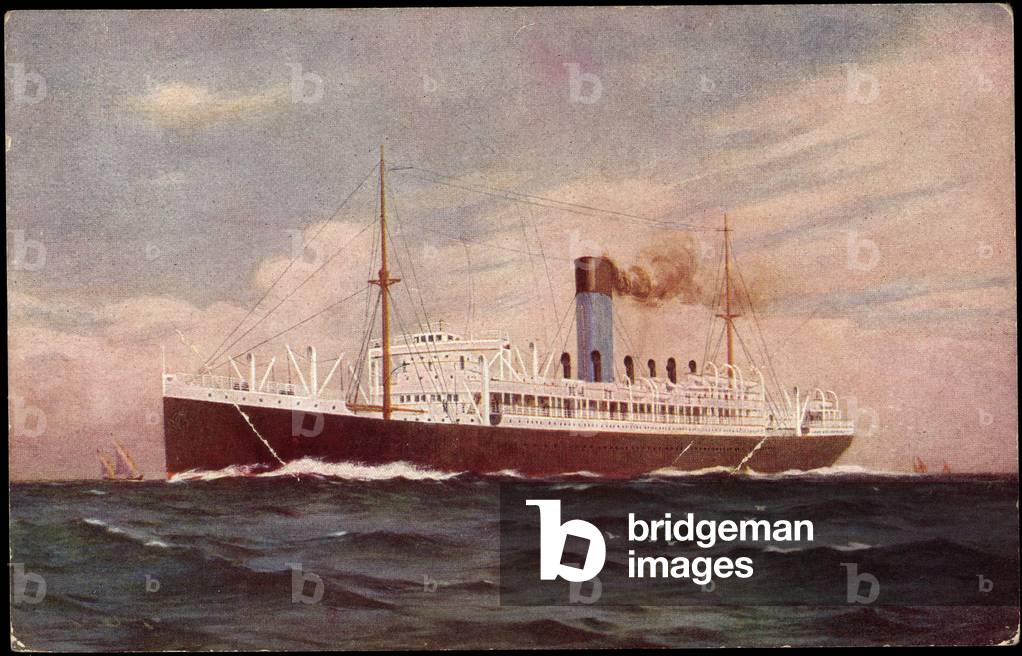 Steamer of the Blue Funnel Line