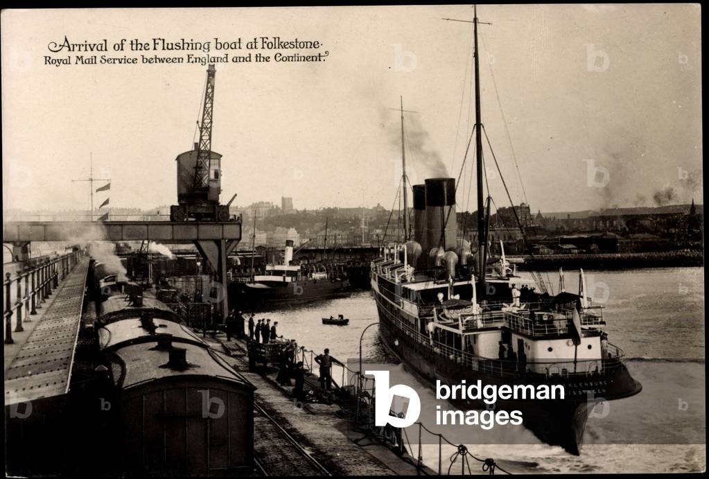 Folkestone, Royal Mail, Arrival of the Flushing Boat