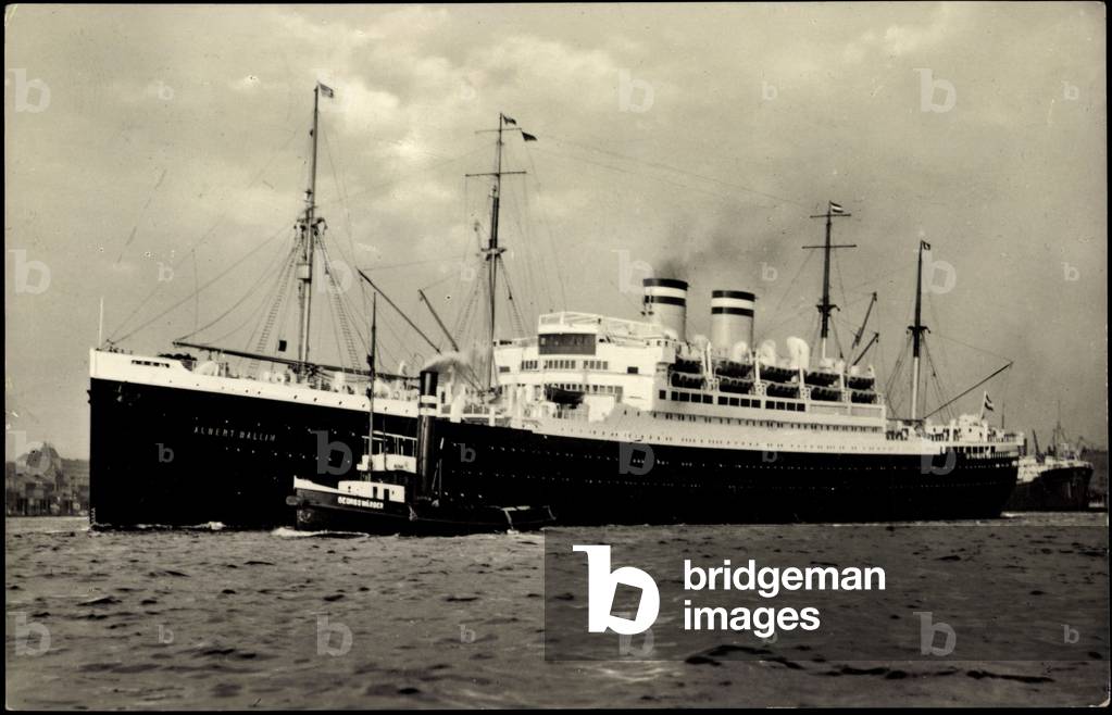 Steamer Albert Ballin, Begleits, Hamburg America Line