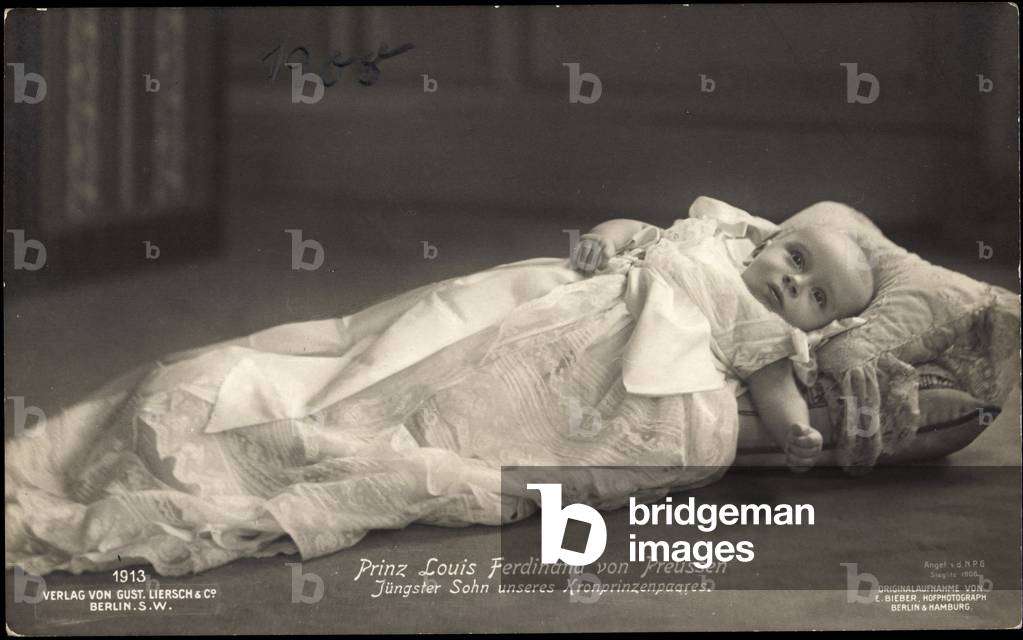 Ak Junger Prince Louis Ferdinand von Prussia, Liersch 1913 (b/w photo)