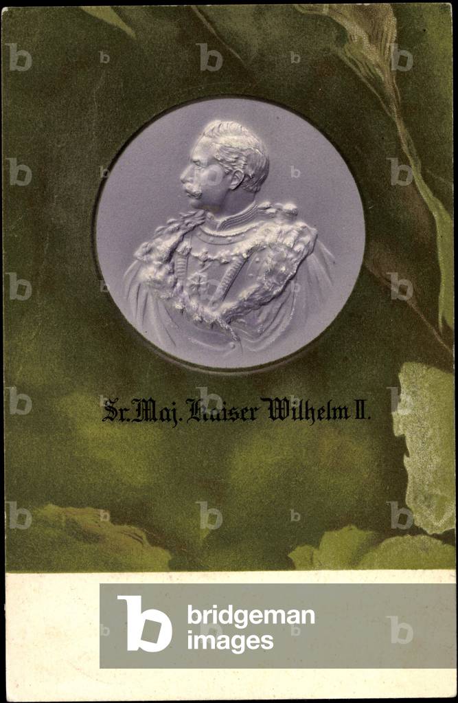 Embossing Mount His Majesty Kaiser Wilhelm 2