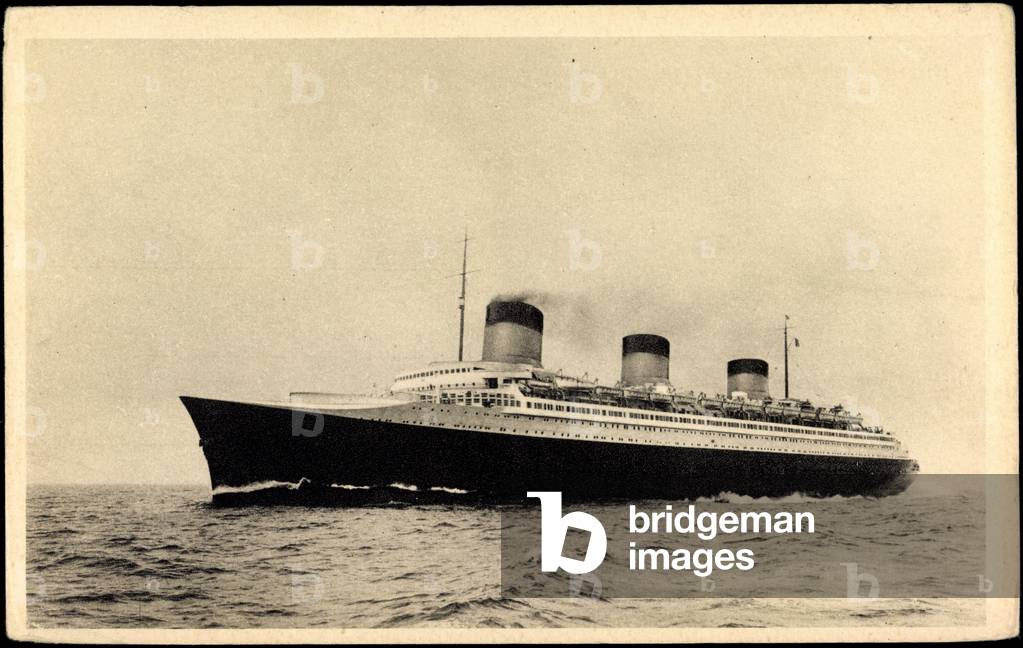 S.S. Normandie, CGT, French Line, Le Havre
