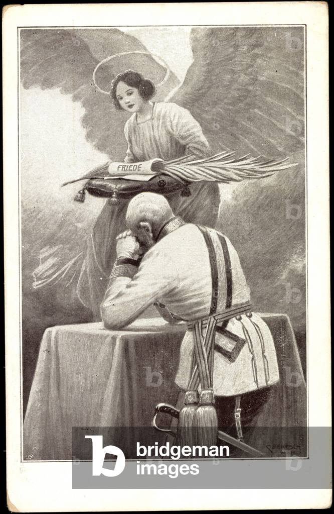 Artist Vallas, Emperor Franz Josef I, Angel, Peace