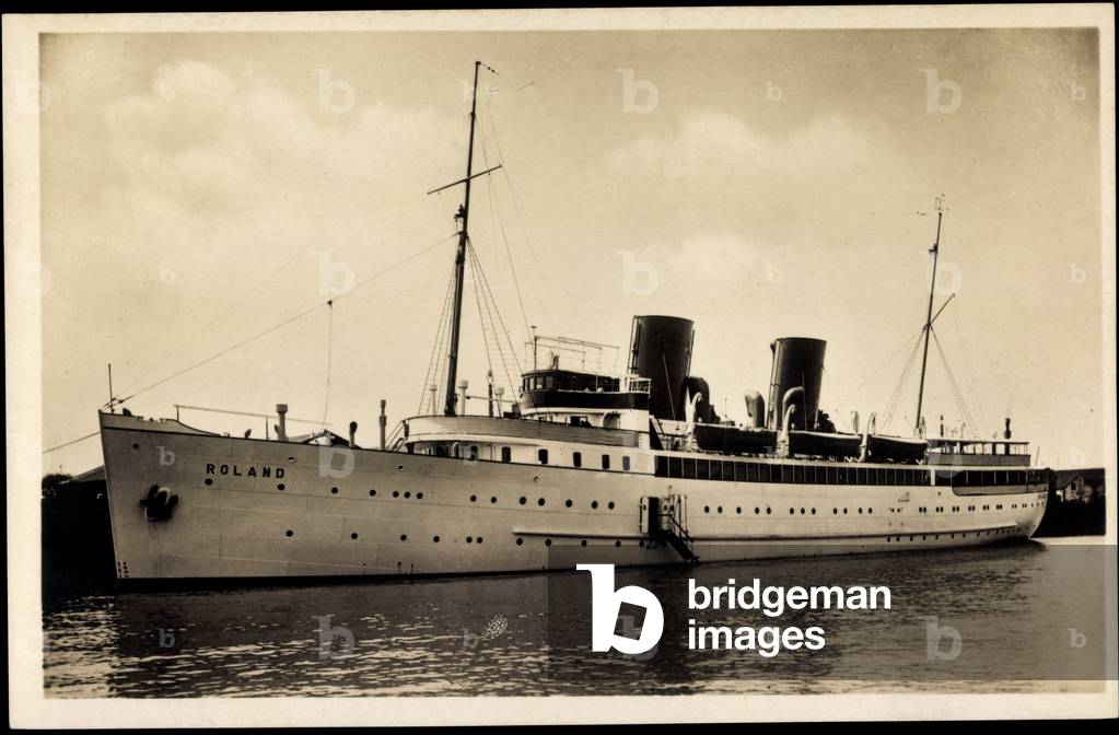 Steamer Roland, North German Lloyd Bremen, Port