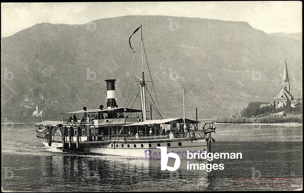 Inland navigation Rhine, Salonsteamer Barbarossa
