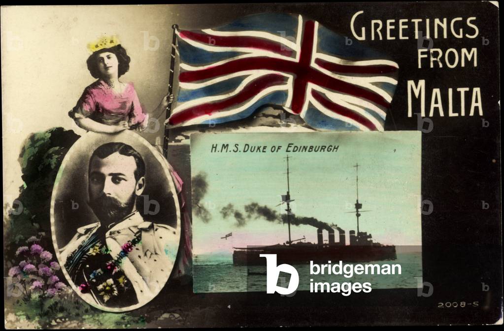 H.M.S. Duke of Edinburgh, King George V.