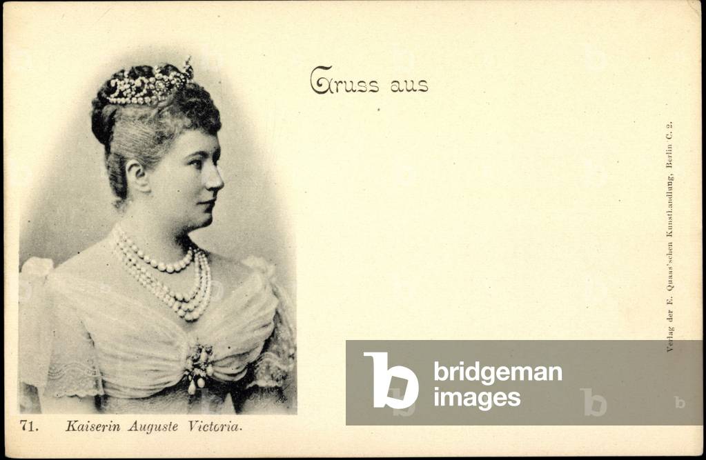 Young Empress Auguste Viktoria of Prussia