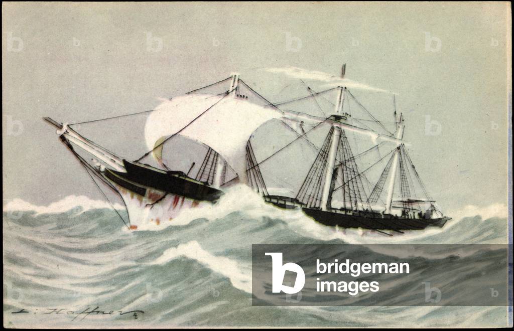 Künstler Haffner, L., On the run, Hurricane