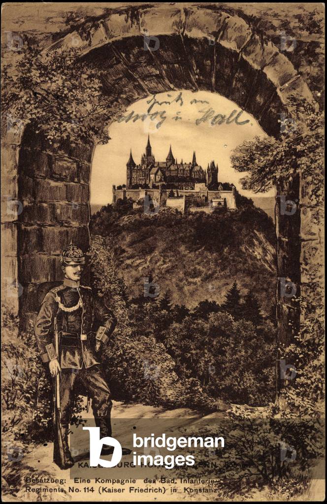 Hechingen, Burg Hohenzollern, Ksr Friedrich, occupation