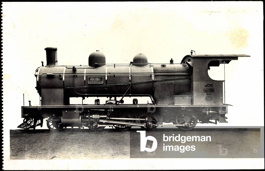 Railway, France, steam locomotive, 174, No 406, Tchertcher