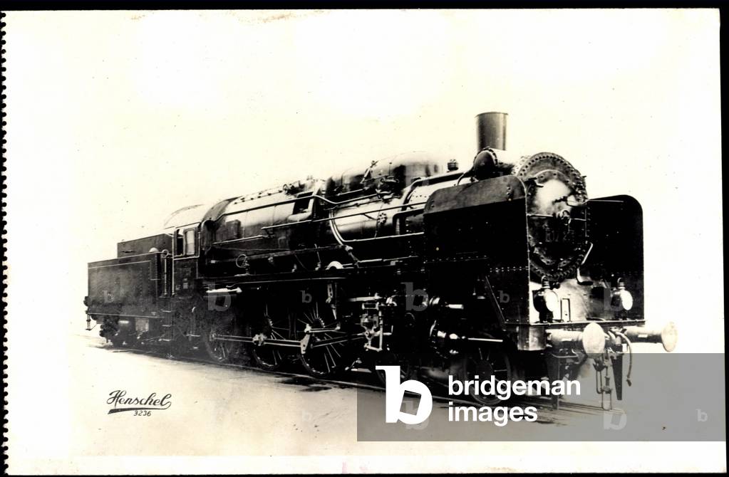 Railway, Germany, Steam locomotive, 2C3,20445, Henschel