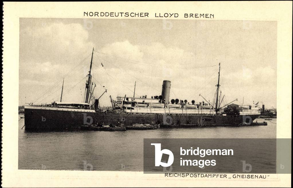 North German Lloyd Bremen, steamer Gneiseau