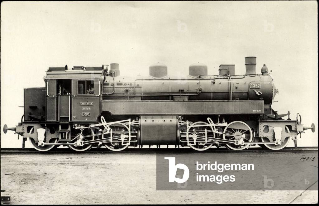 Photo German steam locomotive No. 1352 Saxony, 15 HTB