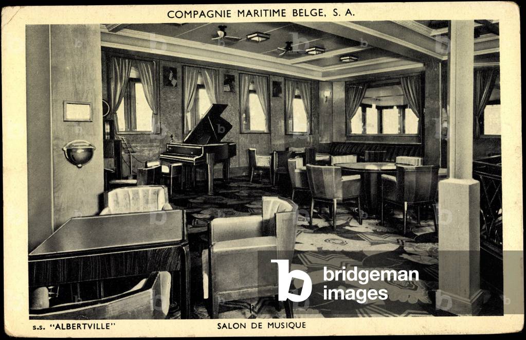 Compagnie Maritime Belge, S.S. Albertville, Salon