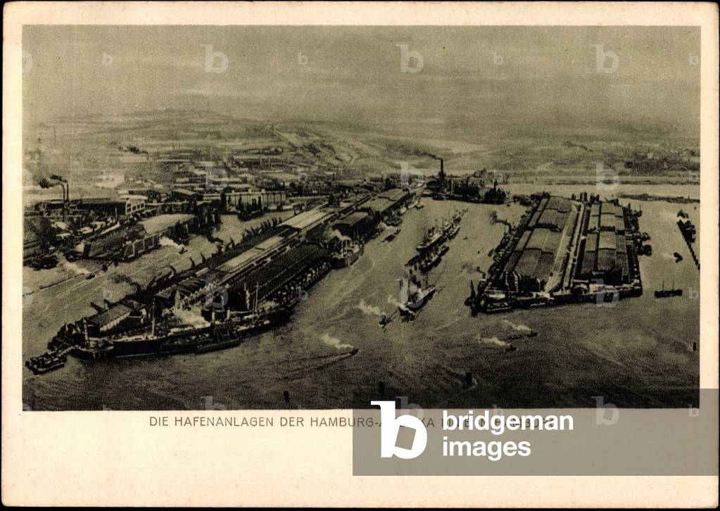 Hamburg, Port of the Hamburg-Amerika Line