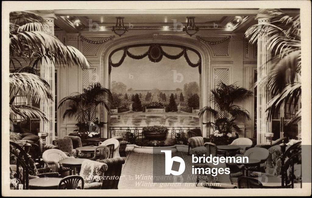 HAPAG, steamer emperor, conservatory I. class.