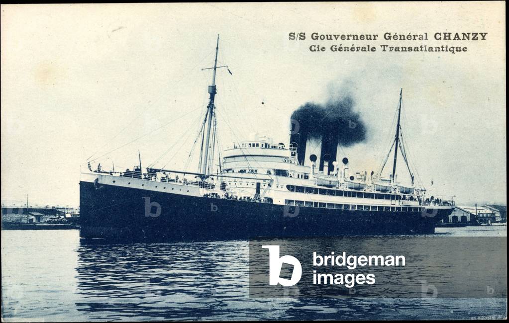 French Line, CGT, Governor General Chanzy, Dampfer