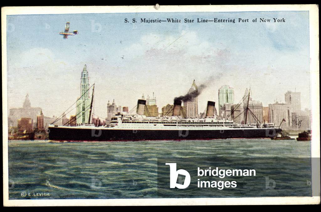 New York, Port, White Star Line, S.S. Majestic