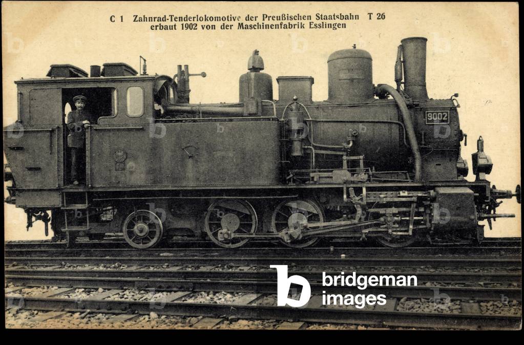 Photo German gear locomotive T 26 Prussia