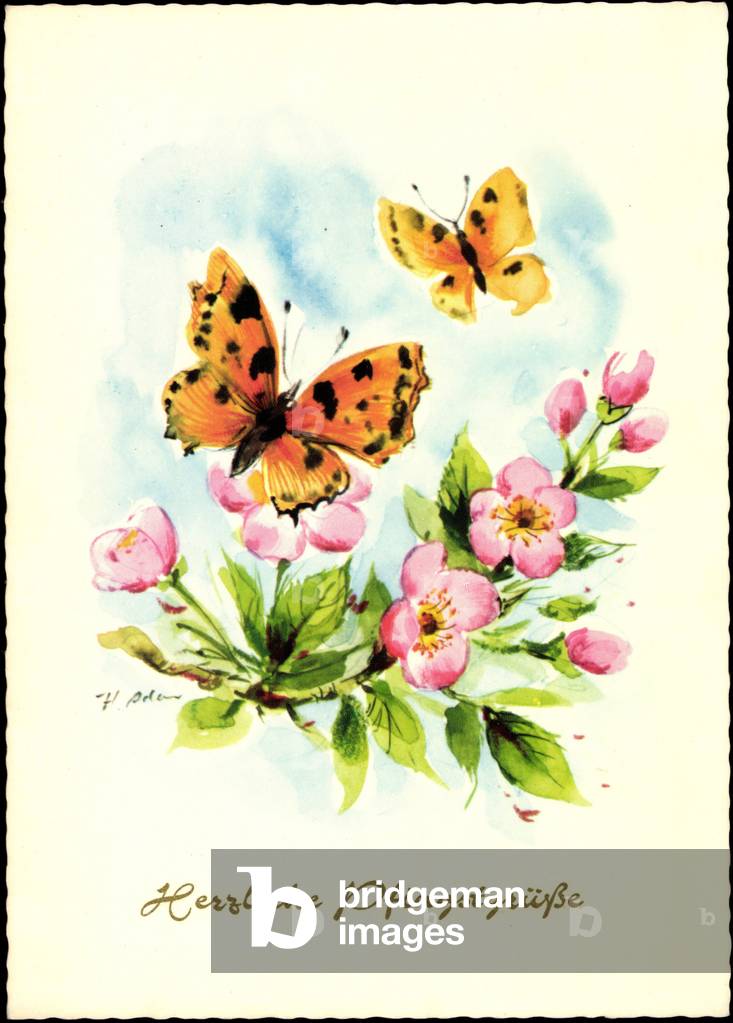 Artist Merry Pentecost, Red Butterflies