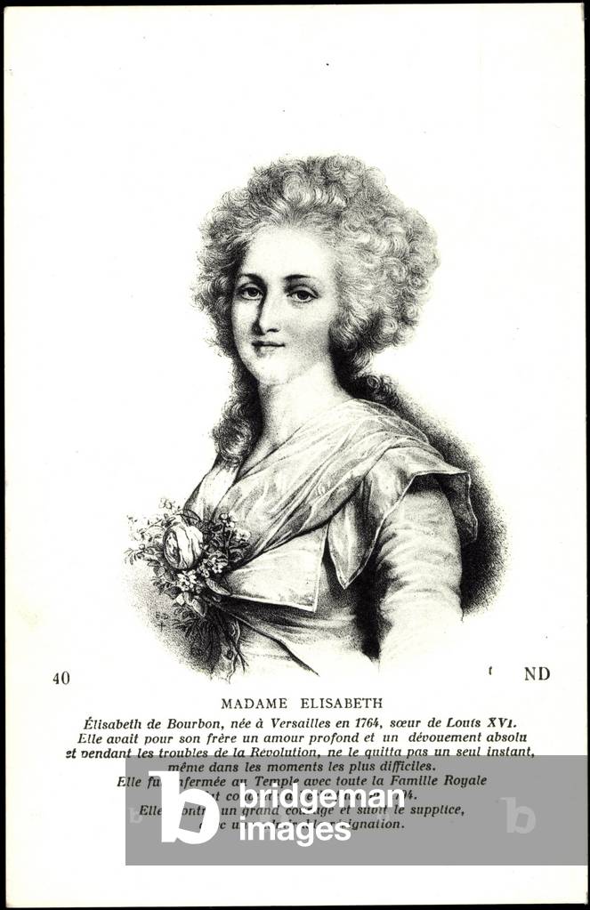 Madame Elisabeth, Sister Louis of the XVI