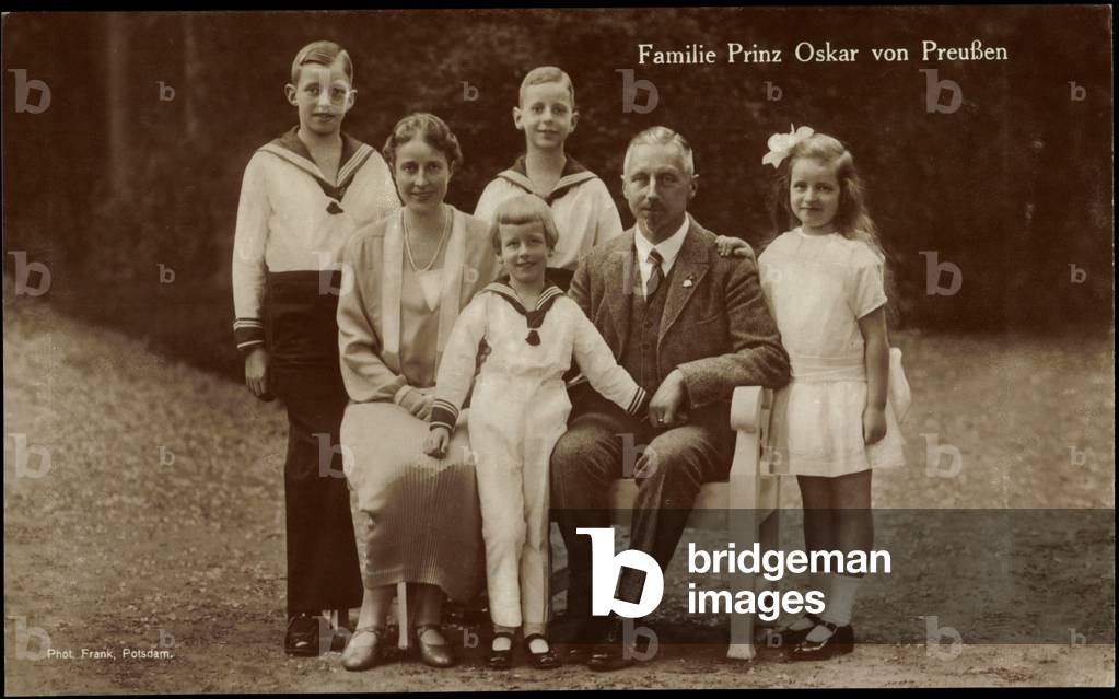 Family Prince Oskar of Prussia with children