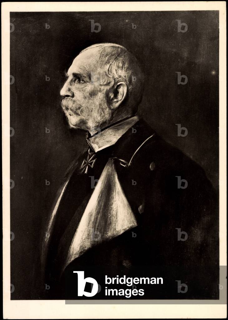 Artist Lenbach, F., King Albert of Saxony