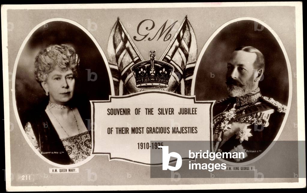 Passepartout Queen Mary,King George V,Silver Jubilee