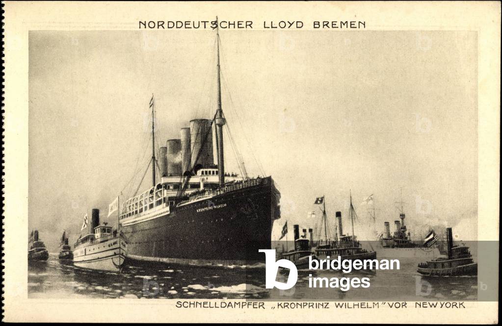 North German Lloyd Bremen, steamer Crown Prince Wilhelm