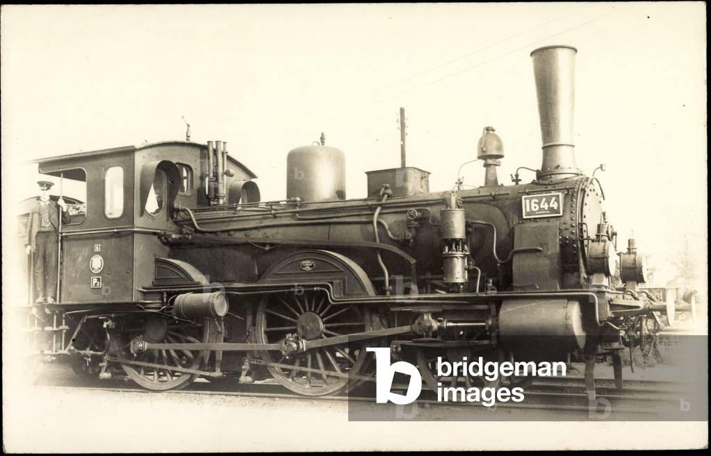 Photo German passenger locomotive P3 Model 34/70 Prussia
