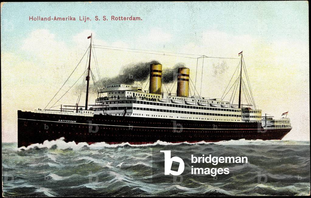 HAPAG, Lijn, S.S. Rotterdam, Steamship, Transatlantic