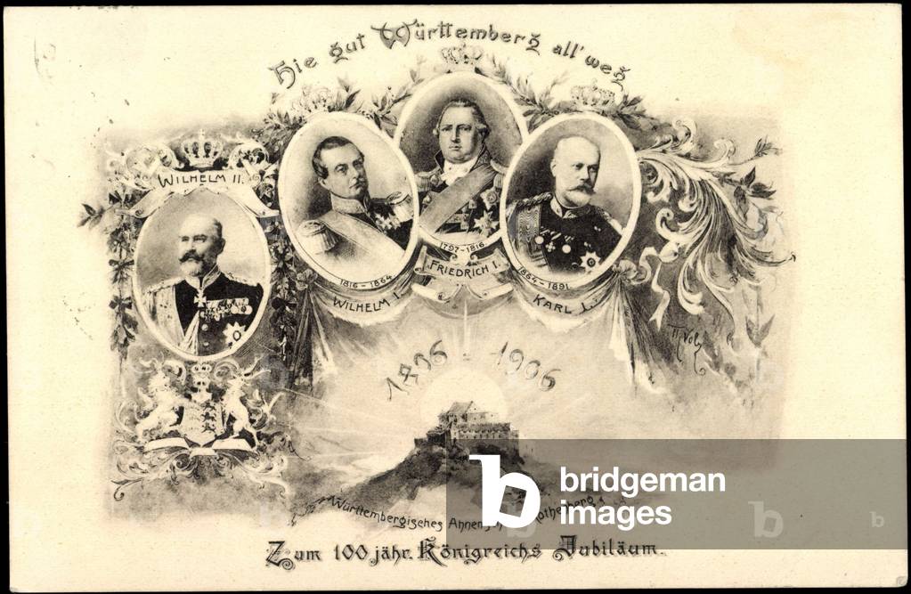Adel Württemberg, Wilhelm II, Friedrich I, Karl I