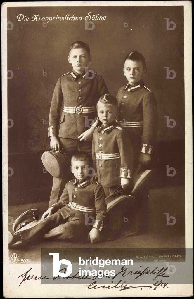 The Crown Princess Sons in Uniform, NPG 5032