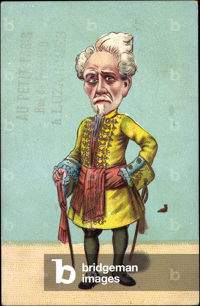 Artist caricature of a French nobleman