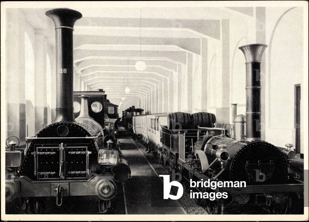 Nuremberg, German steam locomotives at the Transport Museum
