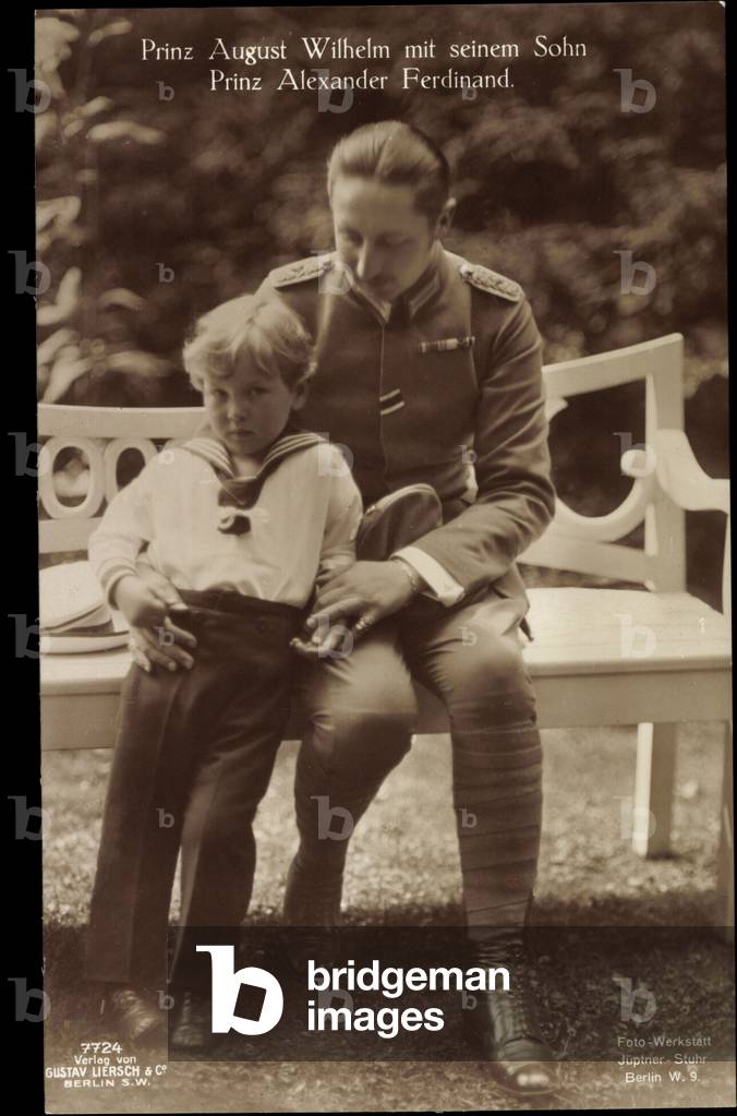 Prince August Wilhelm with son, Liersch 7724