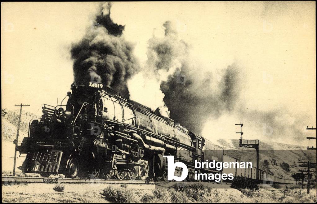 Railways, USA, Steam locomotive, 2DD2, Big Boy