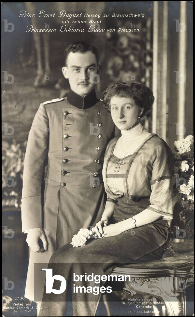 Prince Ernst August with Viktoria Luise, Liersch 4129
