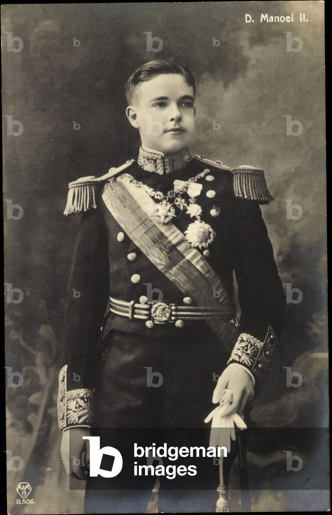 Last King of Portugal Manoel II as a boy