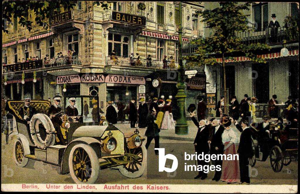 Berlin, Unter den Linden, Exit of the Emperor