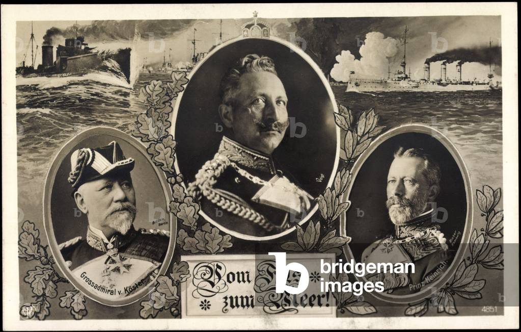Kaiser Wilhelm II, Grand Admiral Köster, Prince Heinrich
