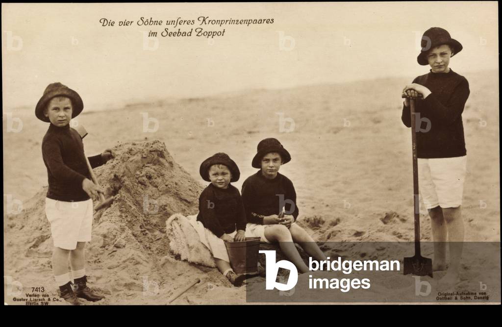 The four sons of our Crown Prince couple, Strand