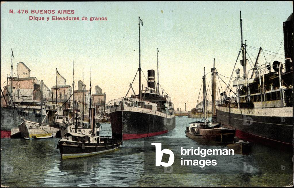 Buenos Aires Argentinien, Dique, Grain Elevators