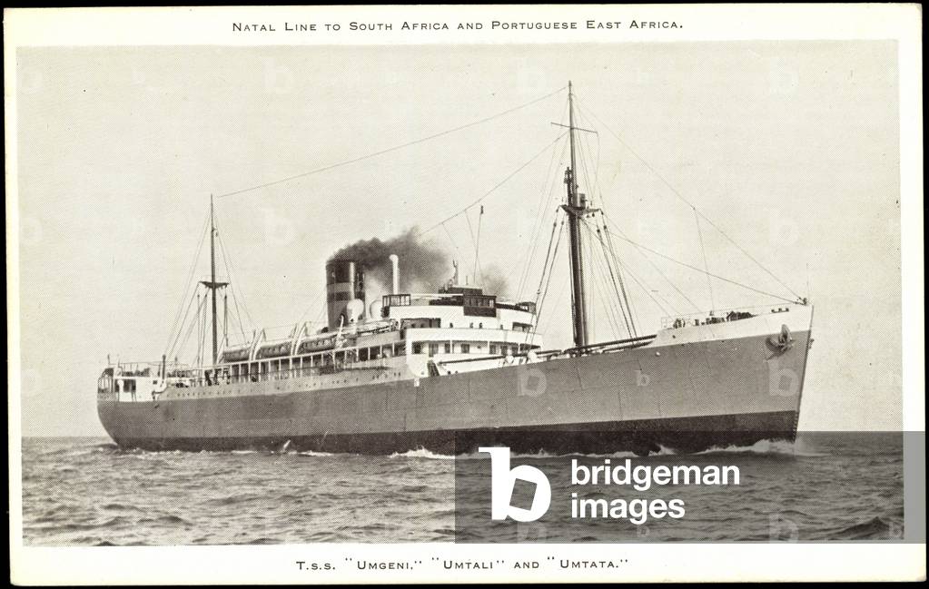 Natal Line, T.S.S Umgeni, Umtali, Umtata, Steamboat