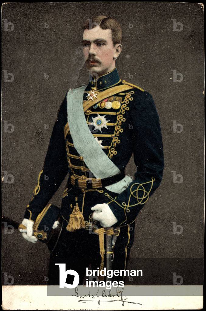 Gustav VI Adolf, King of Sweden, uniform