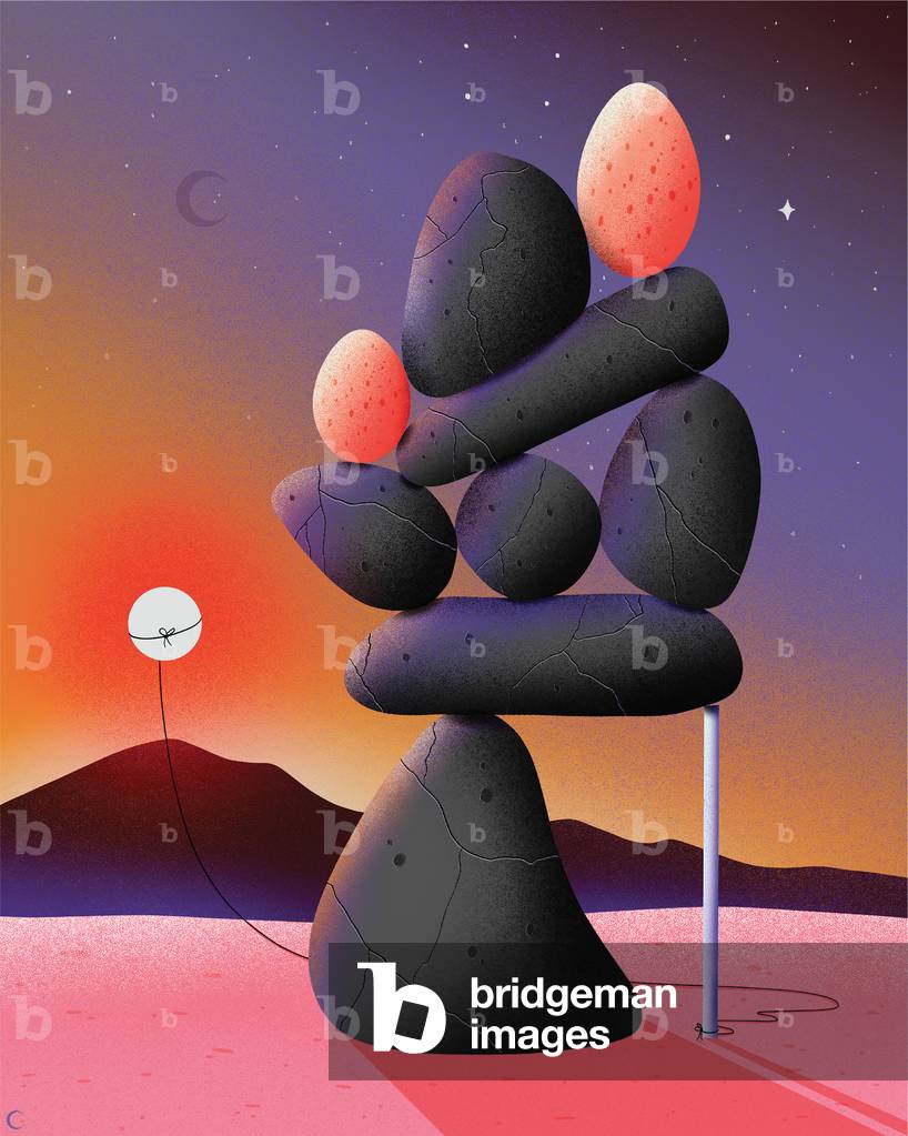 Against the sun, against us, 2020 (digital illustration)