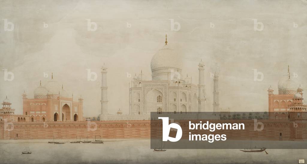 North elevation of the Taj Mahal, Agra, 1820 (w/c on paper)