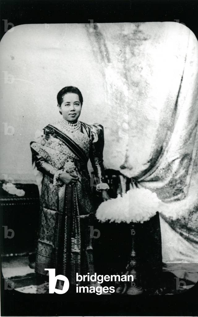 Queen Saovabha Phongsri, c.1880 (b/w photo)